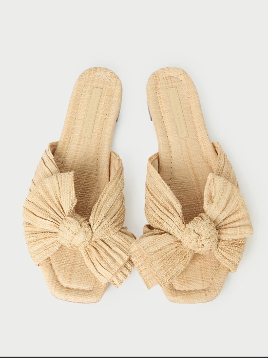 Loeffler Randall Shoes - Loeffler Randall Daphne Natural Slide Sandal. 8.5.